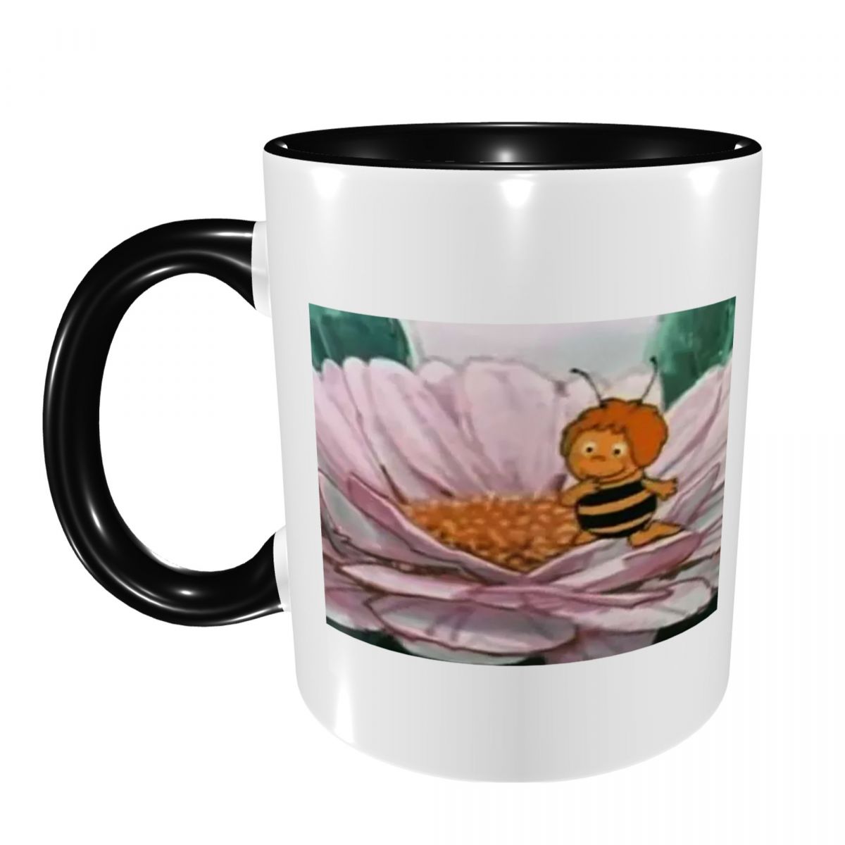 Maya Coffee & Tea Ulasan - マヤ・ザ・ビー マグカップ 面白いセラミックコーヒーカップ ティーカップ ミルクカップ ドリンクウェア