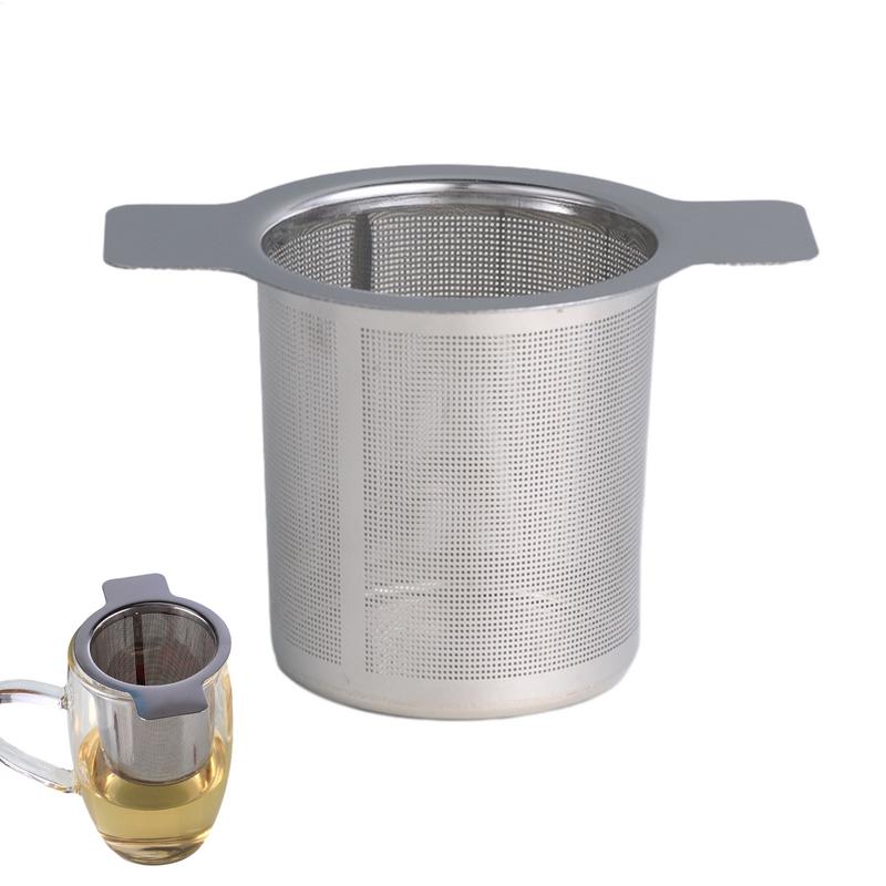 Coffee Tea Leaf - ステンレス鋼メッシュ茶注入器ストレーナーリーフフィルターふるいカップ部品コーヒー注入器バスケット茶ストレーナーティーポットカップフィルター