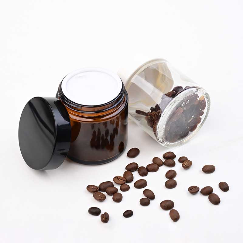 Coffee Tea Jars - ポータブルコーヒー豆保存ガラス瓶 130 ミリリットル防塵防湿使用ドライフルーツ、茶葉、コーヒー粉の保存に使用