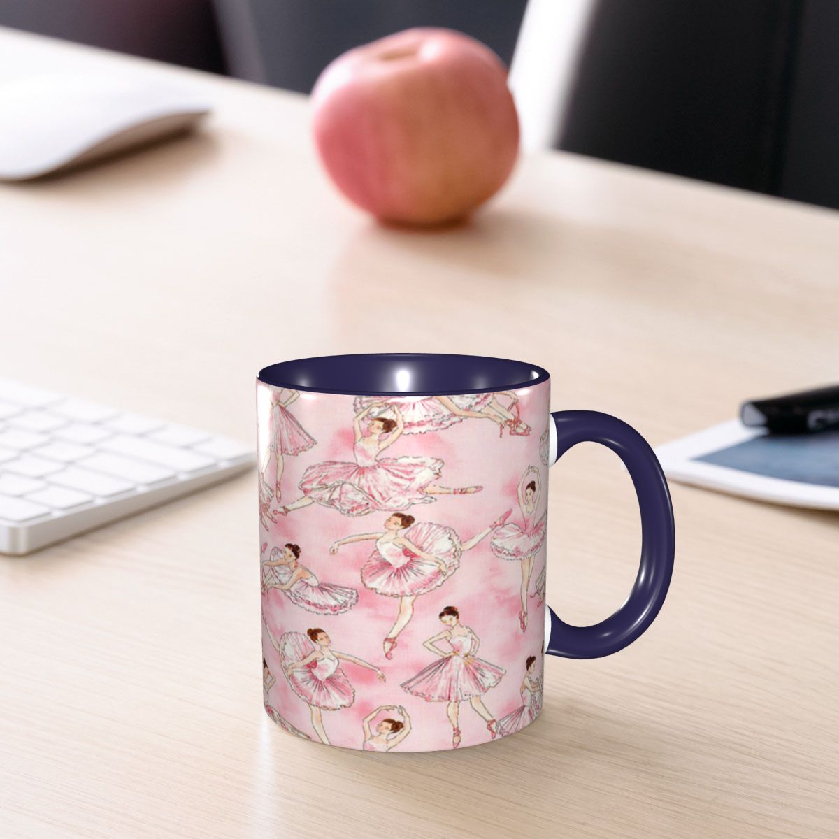 Coffee Tea Me - バレエダンスは私を自由にしてくれる バレリーナ ダンサー マグカップ 面白いセラミック製コーヒーカップ ティーカップ