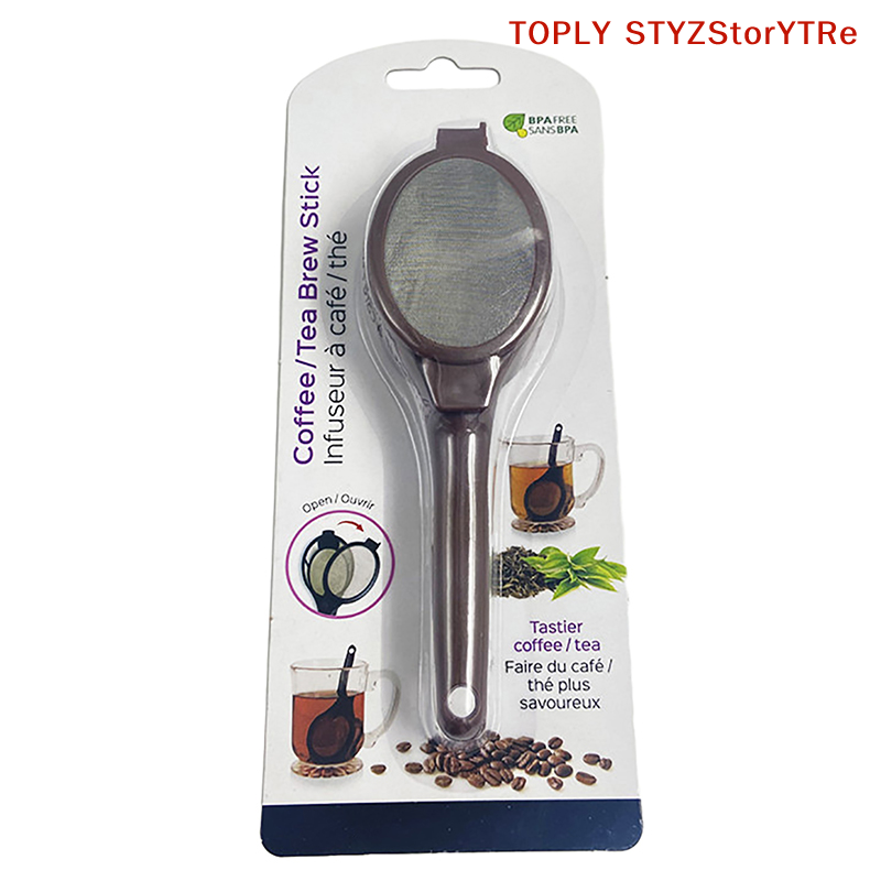 Coffee Tea Leaf - 1PC コーヒーカプセルパウダーフィルタースプーンティーインフューザー再利用可能なルーズリーフストレーナーバッグ