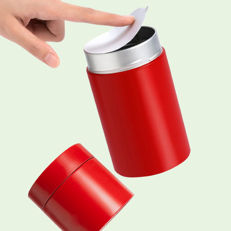Coffee Tea Jars - コーヒーキャディーオーガナイザー家庭用収納キッチンガジェットミニブリキ箱茶缶小型旅行用ポータブル容器瓶砂糖