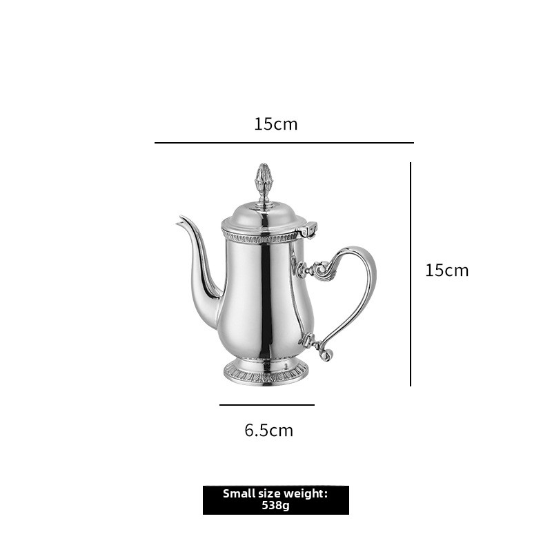 北欧ステンレス製アフタヌーンティーコーヒーセット、軽贅沢ティ - Coffee Tea English のレビューと価格