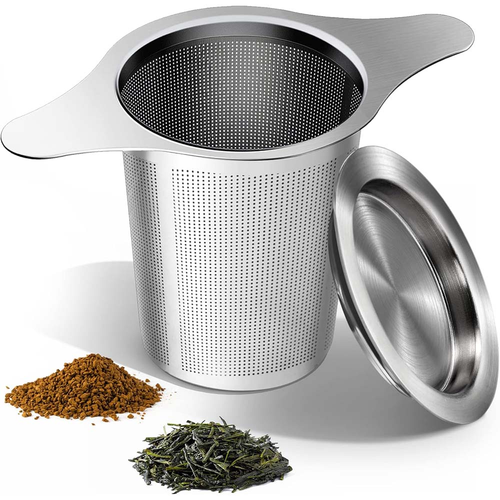 304ステンレス鋼製ルーズリーフティーインフューザー、ダブル - Coffee Tea Leaf のレビューと価格