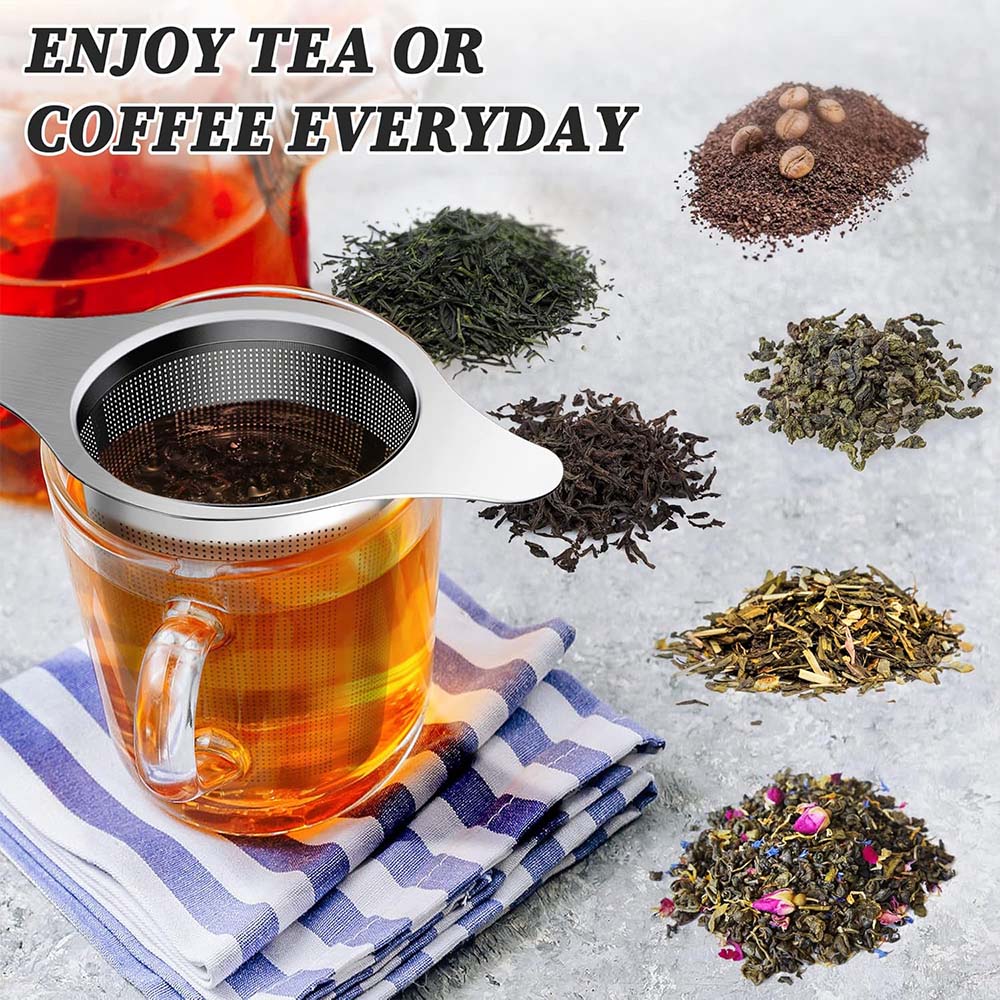 304ステンレス鋼製ルーズリーフティーインフューザー、ダブル - Coffee Tea Leaf のレビューと価格