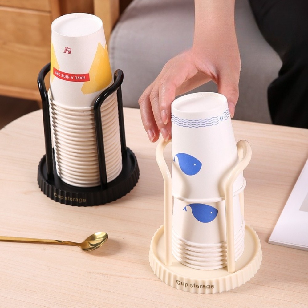使い捨てカップホルダーデスクトップ紙コップオーガナイザークリ - Coffee Tea Holder のレビューと価格