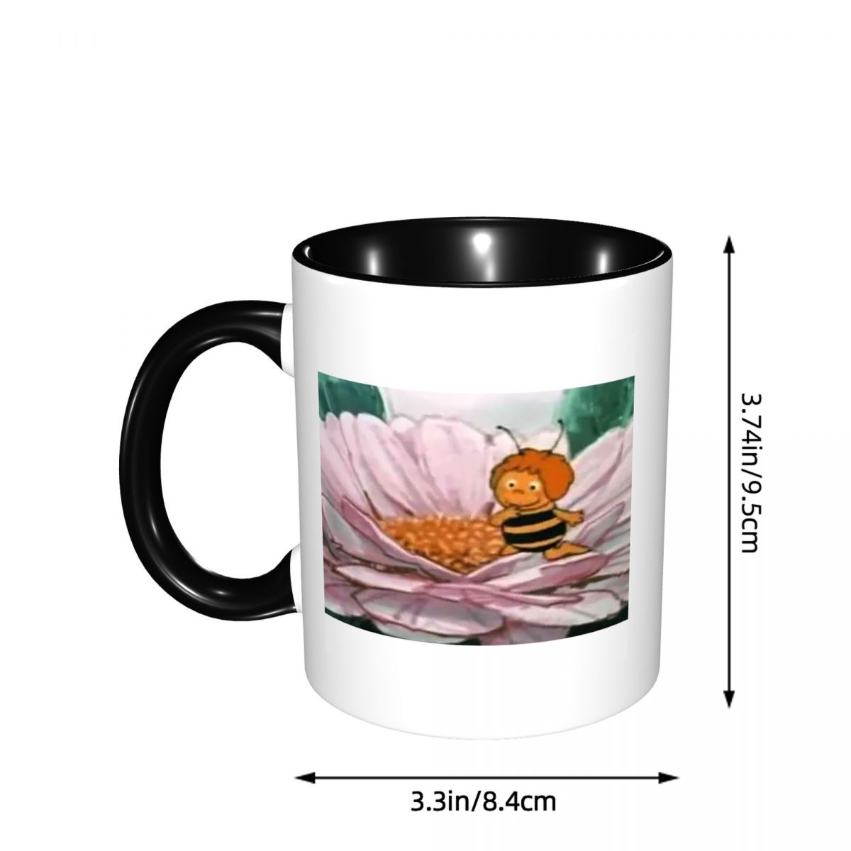 マヤ・ザ・ビー マグカップ 面白いセラミックコーヒーカップ  - Maya Coffee & Tea Ulasan のレビューと価格