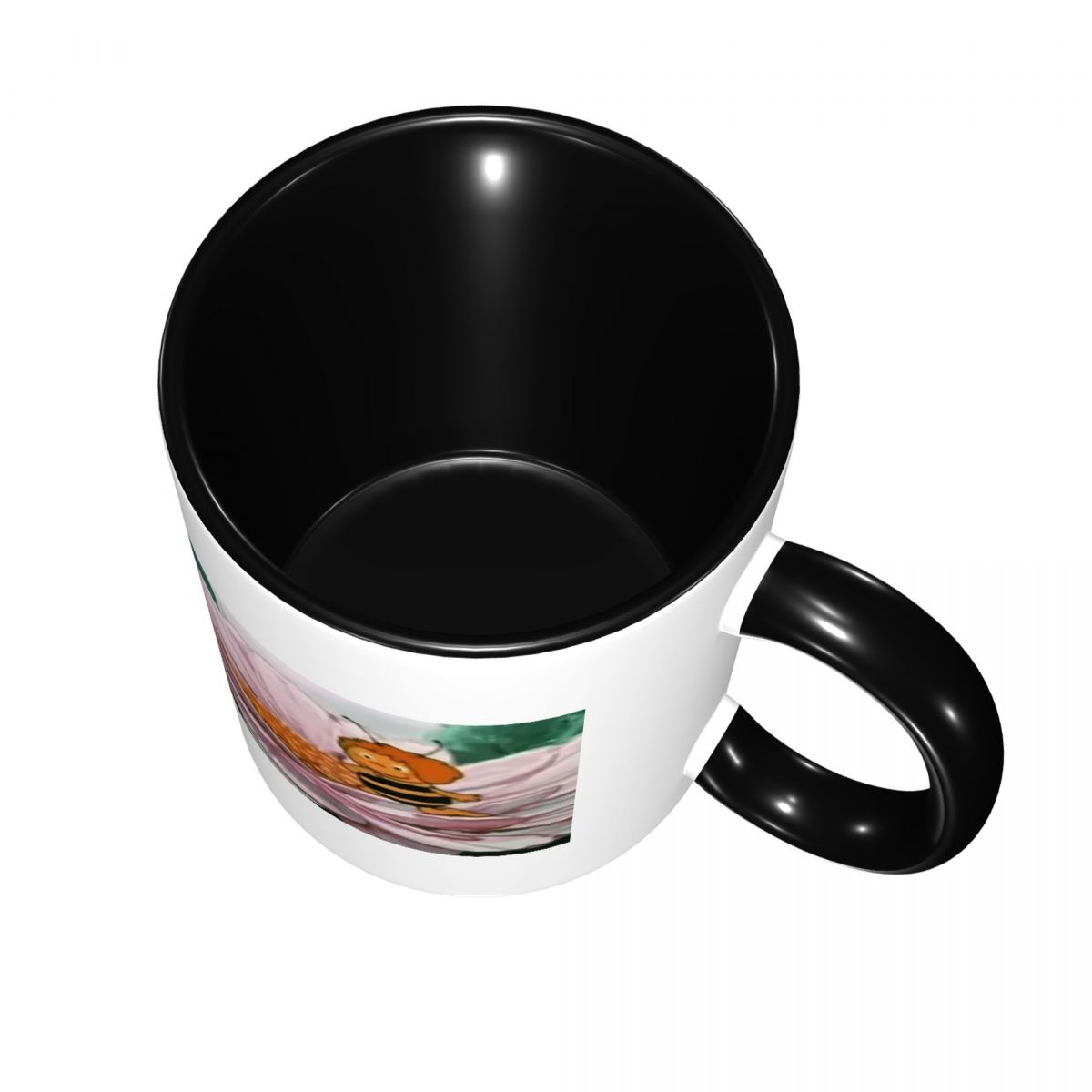 マヤ・ザ・ビー マグカップ 面白いセラミックコーヒーカップ  - Maya Coffee & Tea Ulasan のレビューと価格