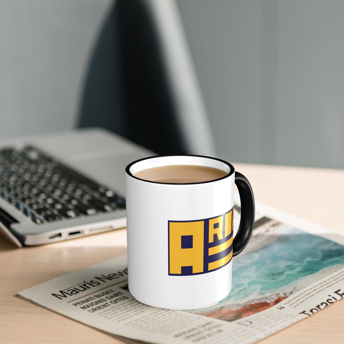 アリアシリーズ - アリア社ロゴマグカップ 面白いセラミック - Coffee Tea And Company のレビューと価格