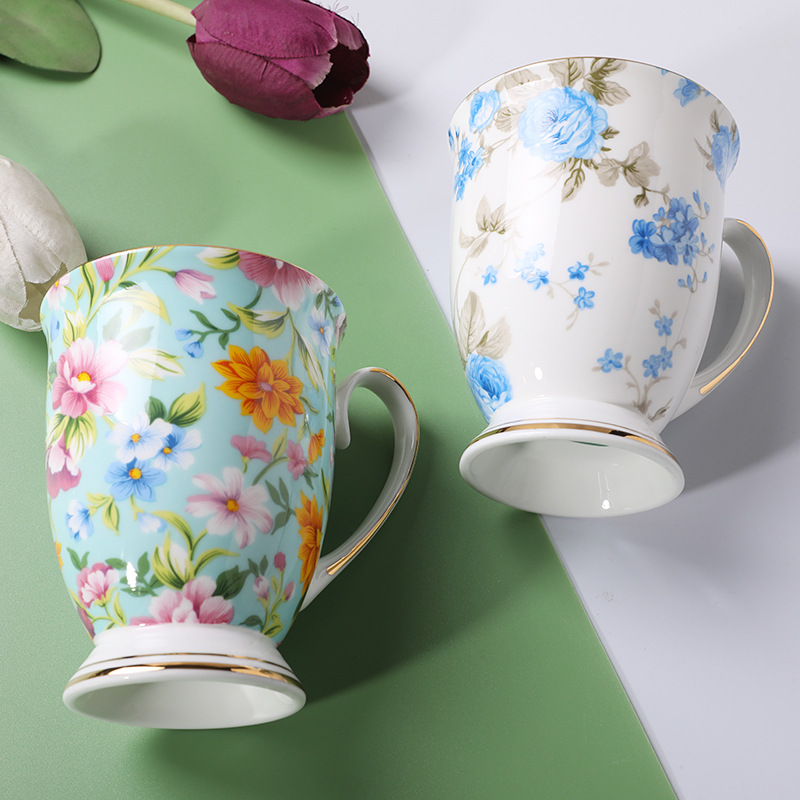 クリエイティブな磁器コーヒーカップ,家庭用ウォーターカップ, - Coffee Tea English のレビューと価格