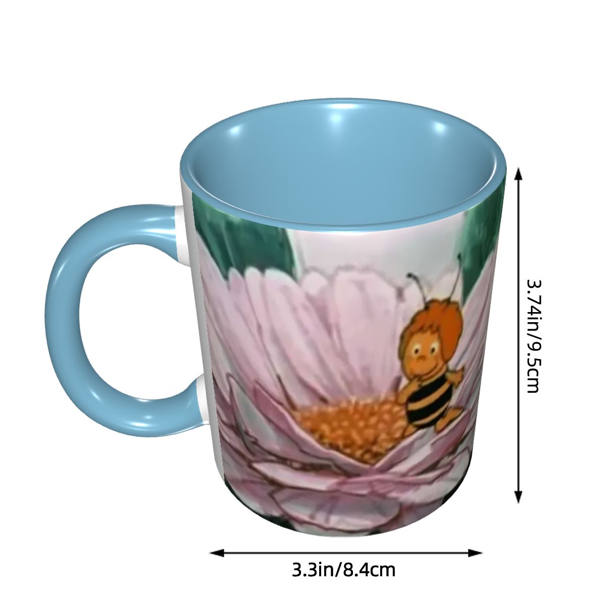 マヤ・ザ・ビー マグカップ 面白いセラミック製コーヒーカップ - Maya Coffee & Tea Ulasan のレビューと価格