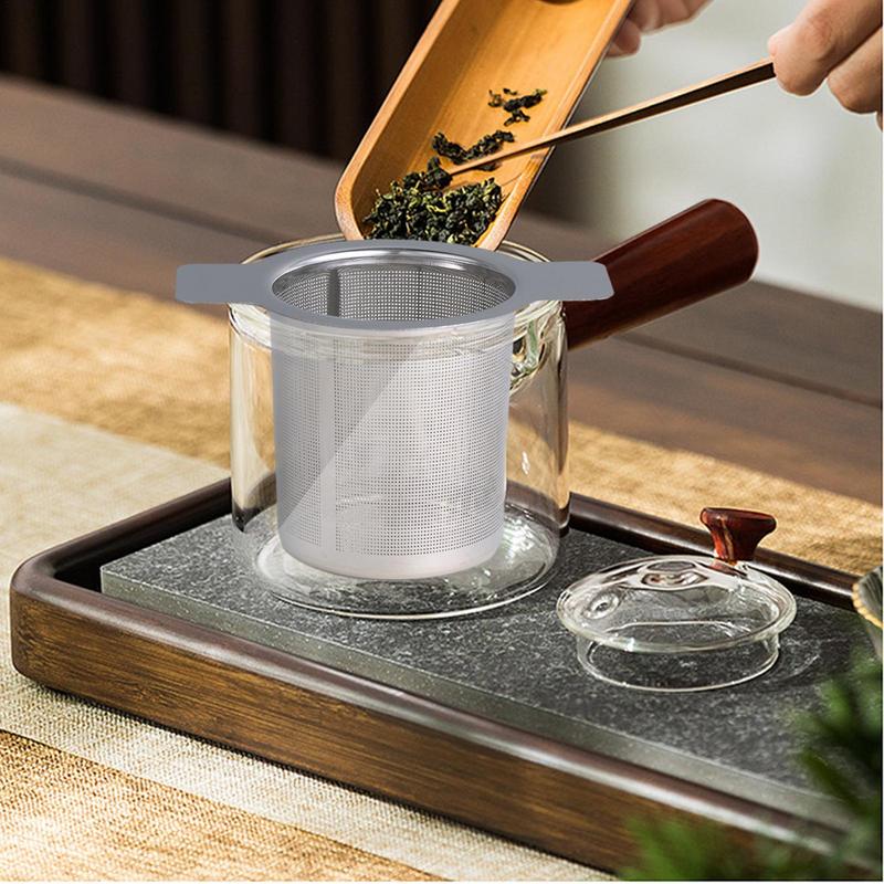 ステンレス鋼メッシュ茶注入器ストレーナーリーフフィルターふる - Coffee Tea Leaf のレビューと価格