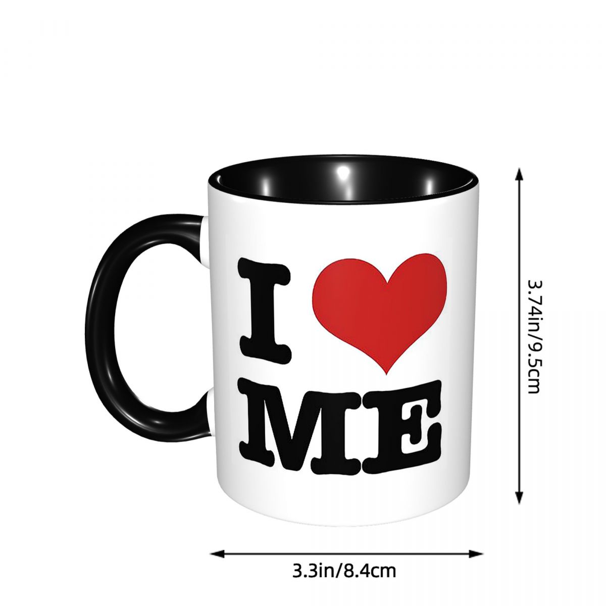 I Love Me マグカップ 面白いセラミックコーヒーカッ - Coffee Tea Me のレビューと価格