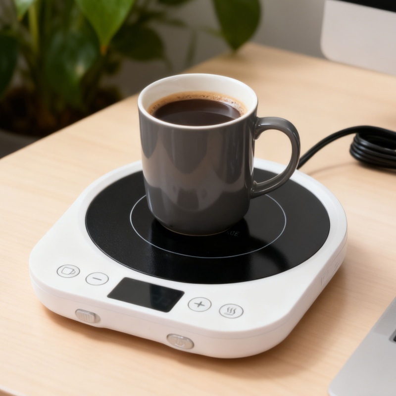 110V マグウォーマー 3段階温度設定 電気カップヒーター - Coffee Tea Warmer のレビューと価格