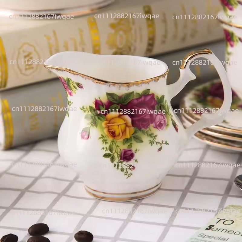 ヨーロッパの骨磁器コーヒーセット、ゴールドアフタヌーンティー - Coffee Tea English のレビューと価格