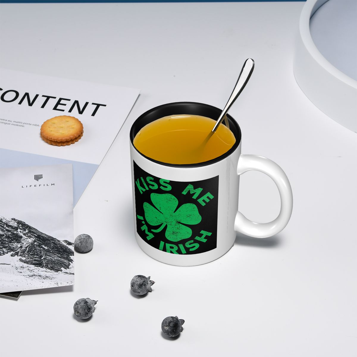 キス・ミー・アイム・アイリッシュ・マグ 面白いセラミックコー - Coffee Tea Me のレビューと価格