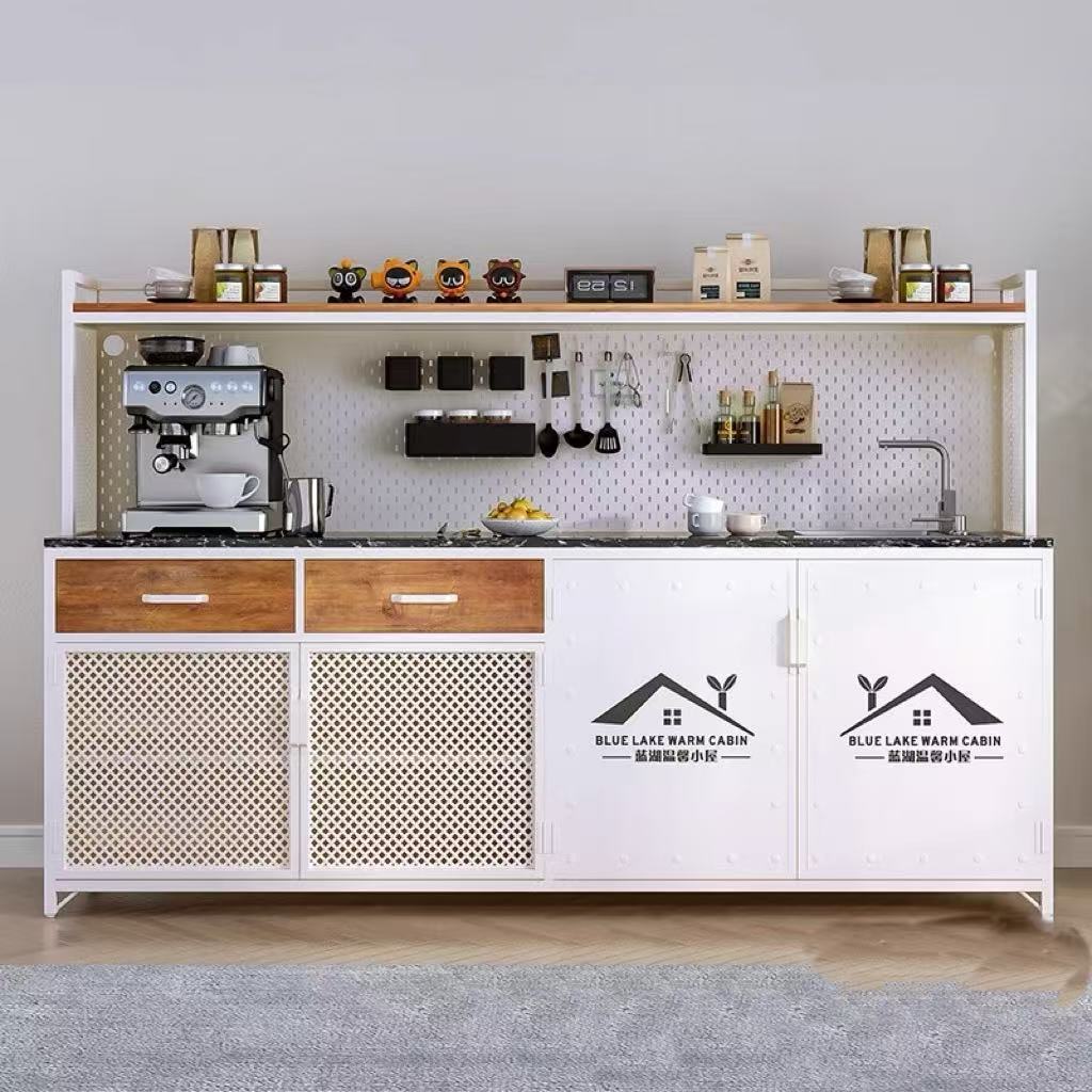 オフィスウォーターバー一体型、サイドボード、壁掛け式、会社用 - Coffee Tea And Company のレビューと価格