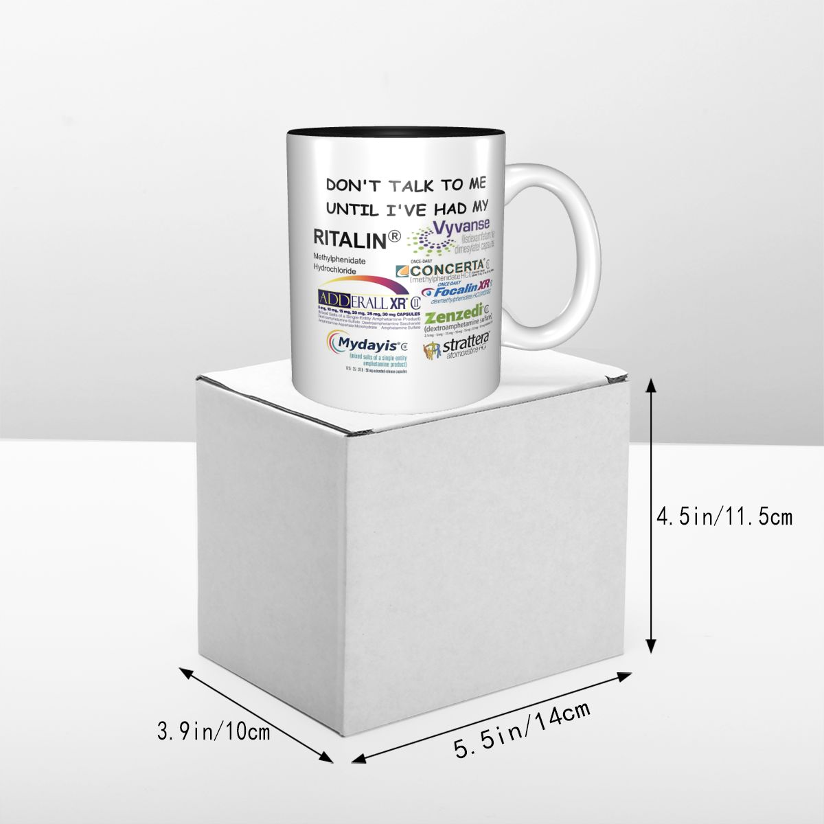 Dont Talk To Me マグカップ 面白いセラミック - Coffee Tea Me のレビューと価格