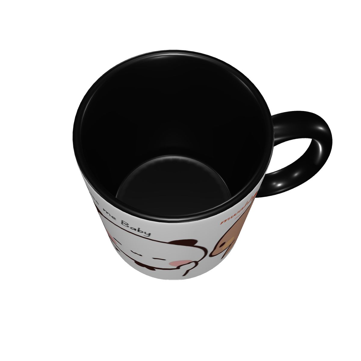 パーソナライズされた「キスミー・ベイビー・ムワ・ブブ・ドゥド - Coffee Tea Me のレビューと価格
