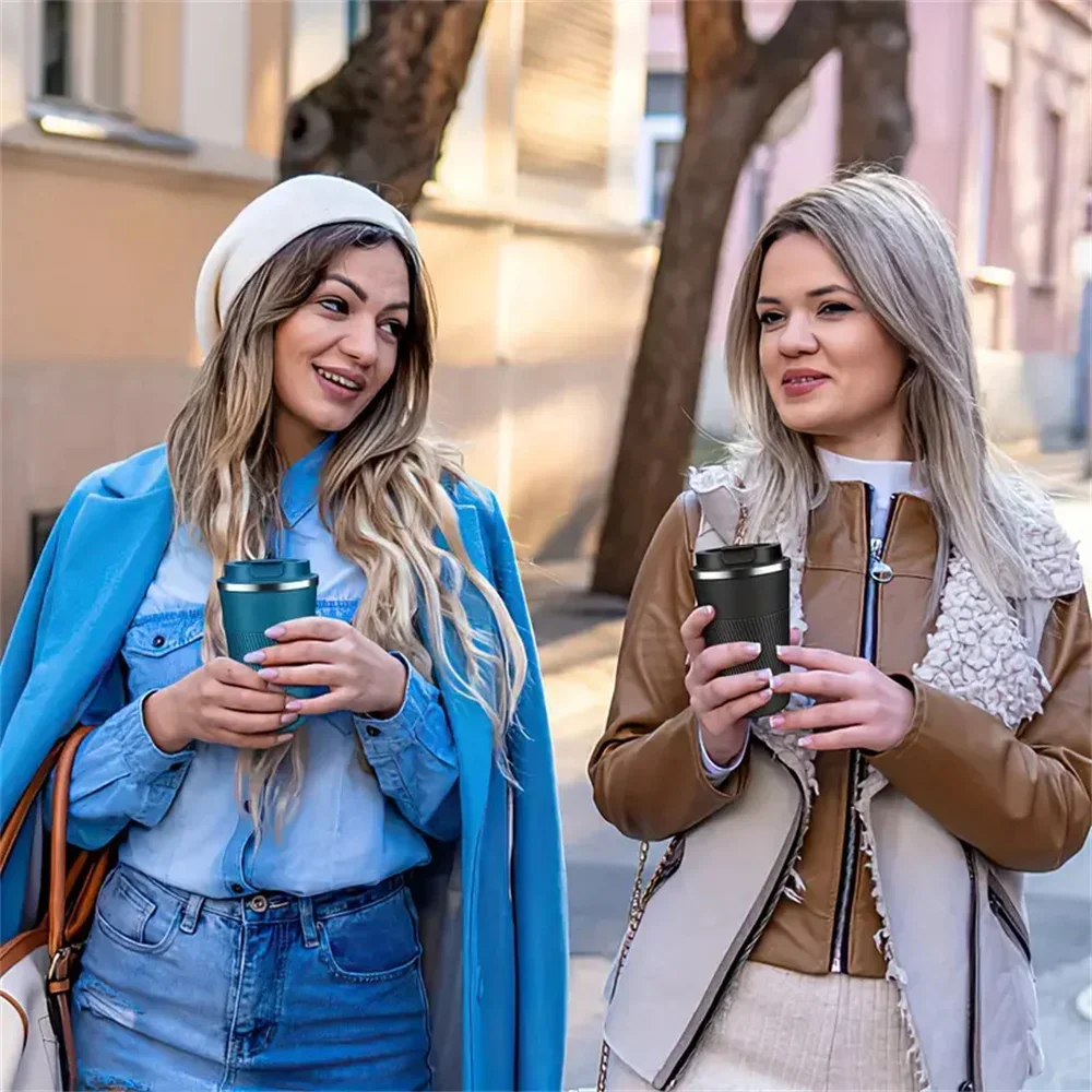 新しいサーモカフェサーモカップ、お茶、水、コーヒー用、二重ス - Coffee Tea Exchange のレビューと価格