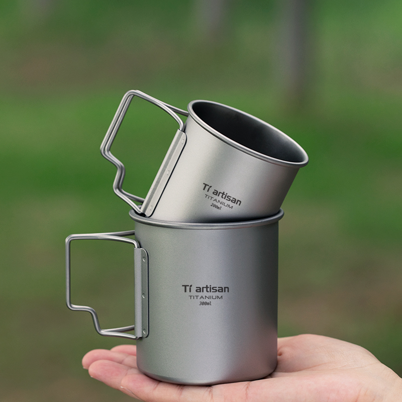 Tiartisan 屋外チタン軽量ポータブルティーコーヒーカ - Coffee Tea Exchange のレビューと価格