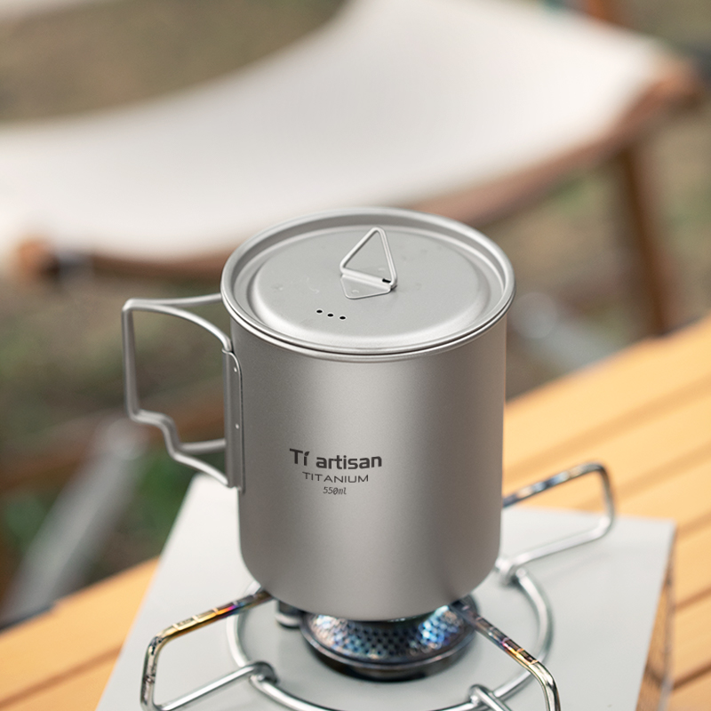 Tiartisan 屋外チタン軽量ポータブルティーコーヒーカ - Coffee Tea Exchange のレビューと価格