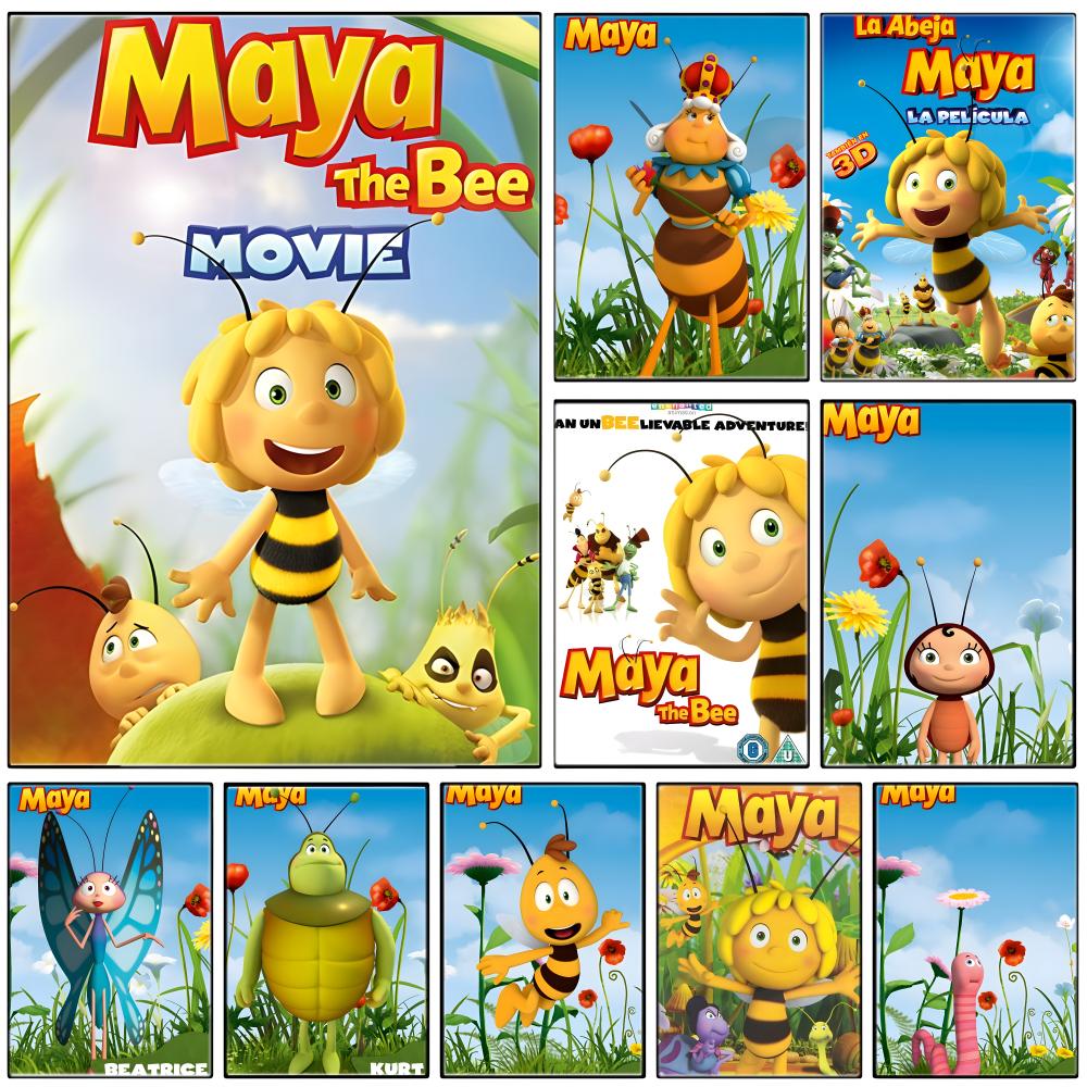 キッズアニメーション M-マヤ・ザ・ビー ポスター 自己粘着 - Maya Coffee & Tea Ulasan のレビューと価格