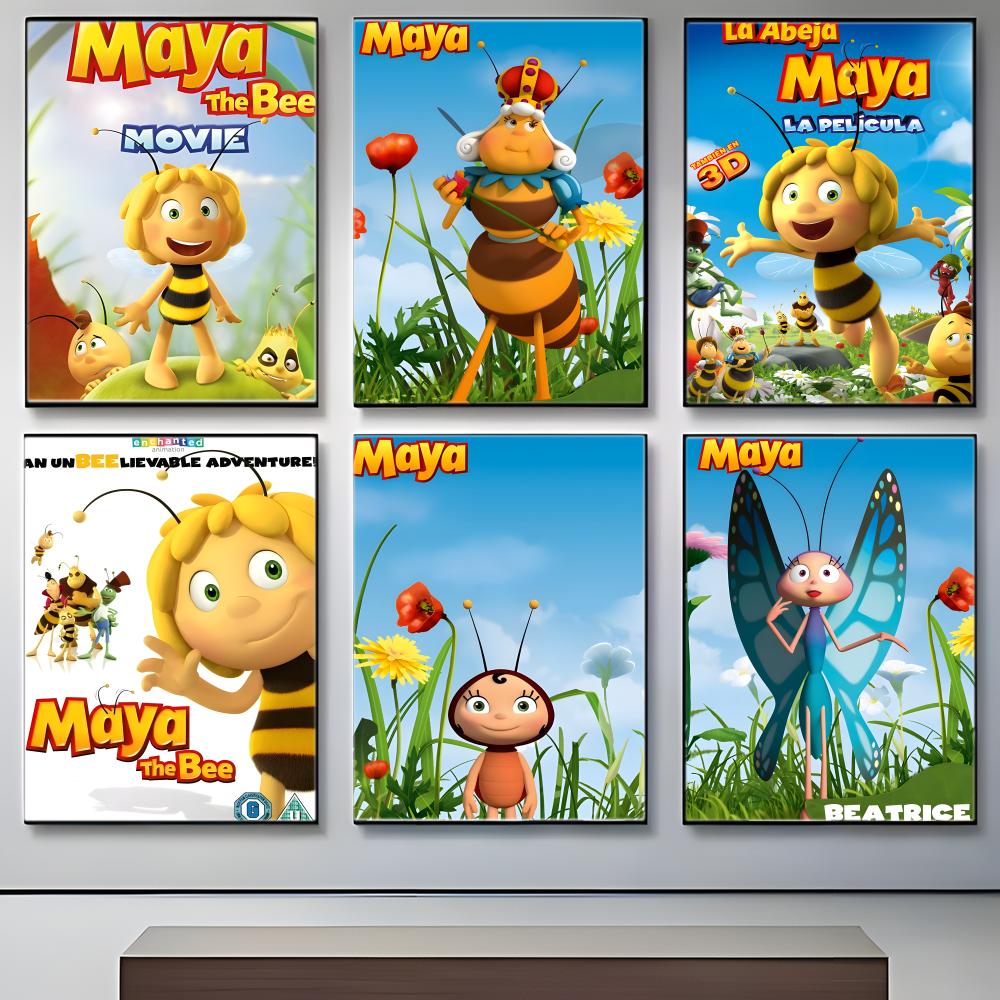 キッズアニメーション M-マヤ・ザ・ビー ポスター 自己粘着 - Maya Coffee & Tea Ulasan のレビューと価格