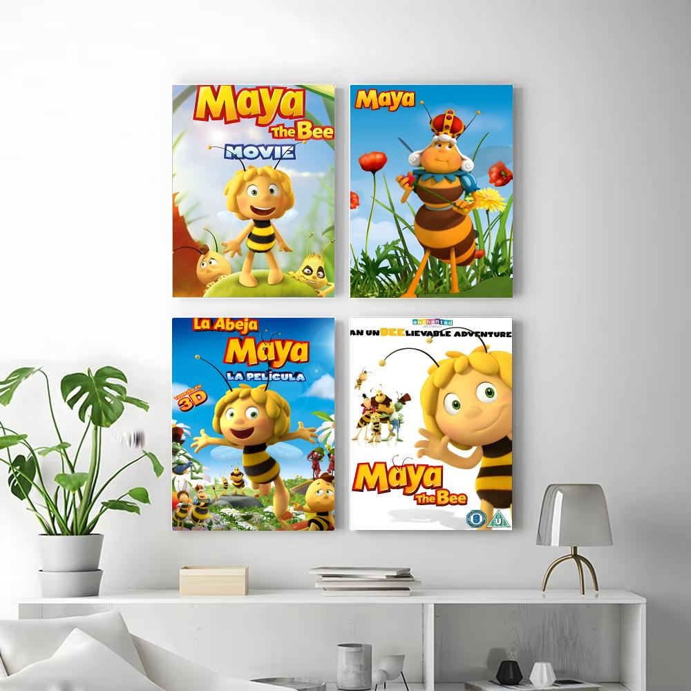 キッズアニメーション M-マヤ・ザ・ビー ポスター 自己粘着 - Maya Coffee & Tea Ulasan のレビューと価格