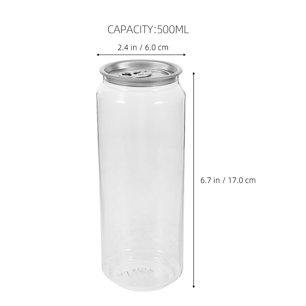 5個入り透明飲料缶、簡単に開けられる携帯用ドリンク容器、ジュ - Coffee Tea Containers のレビューと価格
