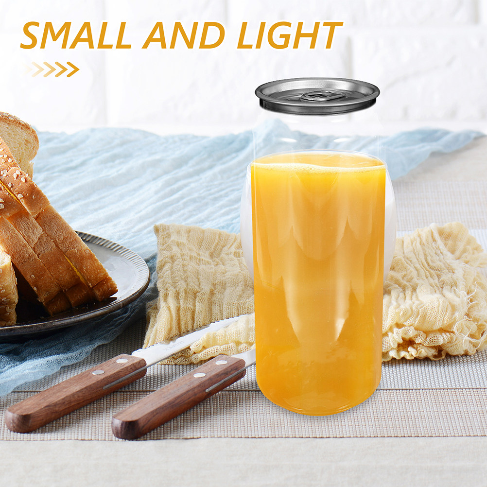 5個入り透明飲料缶、簡単に開けられる携帯用ドリンク容器、ジュ - Coffee Tea Containers のレビューと価格