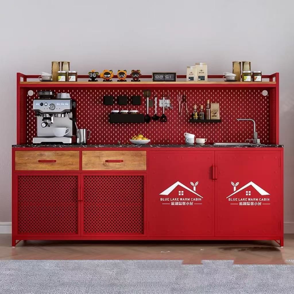 オフィスウォーターバーカウンター一体型キャビネット、壁付けサ - Coffee Tea And Company のレビューと価格