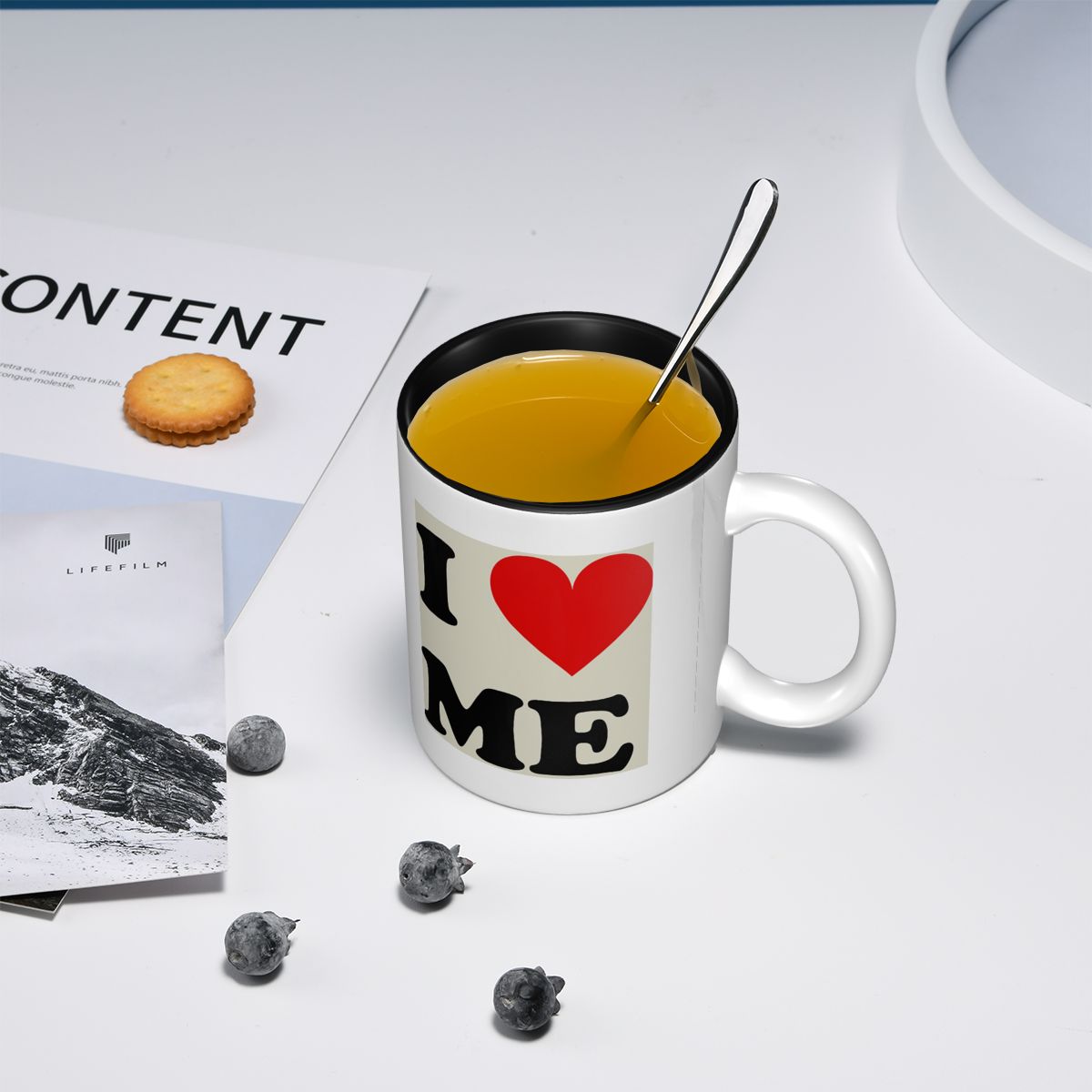 I Love Me ハートマグ 面白いセラミックコーヒーカッ - Coffee Tea Me のレビューと価格