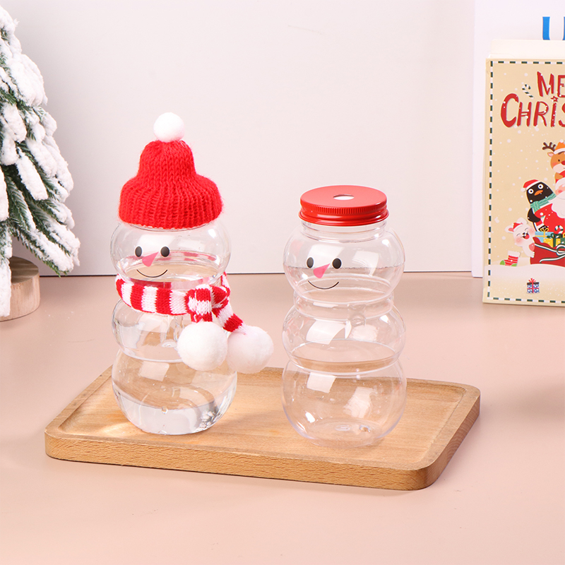 クリスマスをテーマにした500ml雪だるま型ウォーターボトル - Coffee Or Tea Please のレビューと価格