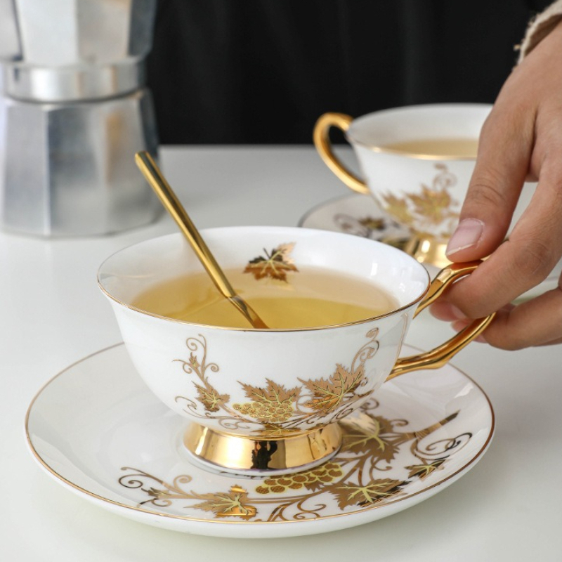 コーヒーカップ 小さな上品なセット セラミック イギリス式ア - Coffee Tea English のレビューと価格
