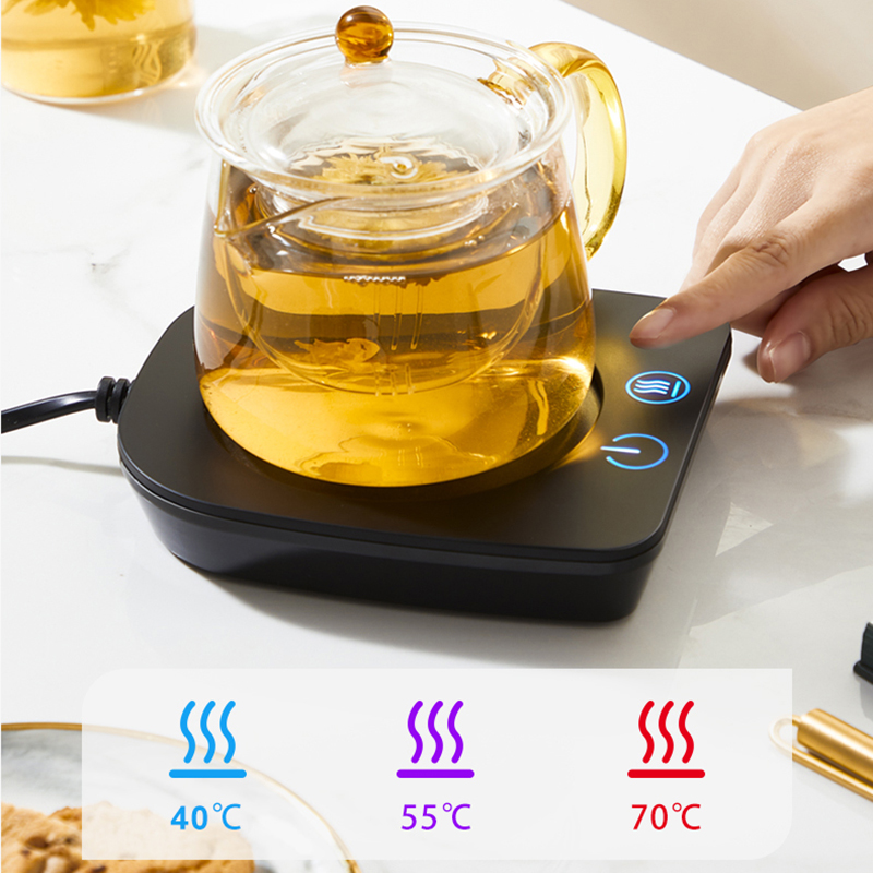 -新しいサーモスタット式コースターカップヒーター、コーヒー、 - Coffee Tea Me のレビューと価格