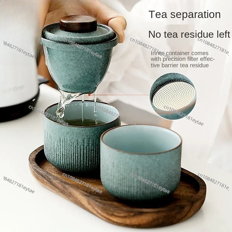 旅行用カンフー茶器セット アウトドア 車載用 クイックカップ - Coffee Or Tea Please のレビューと価格