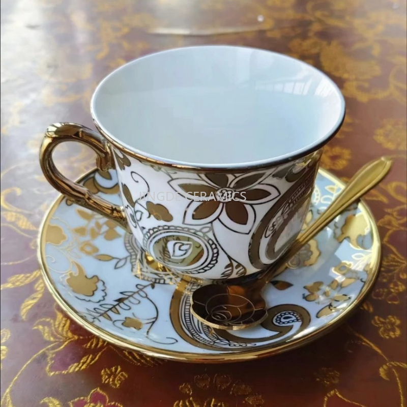 セラミックコーヒーカップ、家庭用英語風ティーカップ、朝食用ミ - Coffee Tea English のレビューと価格