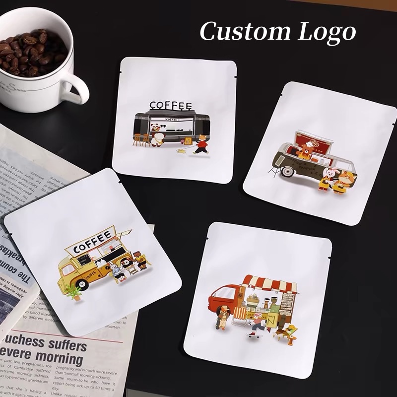 100個のカスタム正方形ティーバッグ、小型バッグ、携帯用アル - Coffee Tea House のレビューと価格