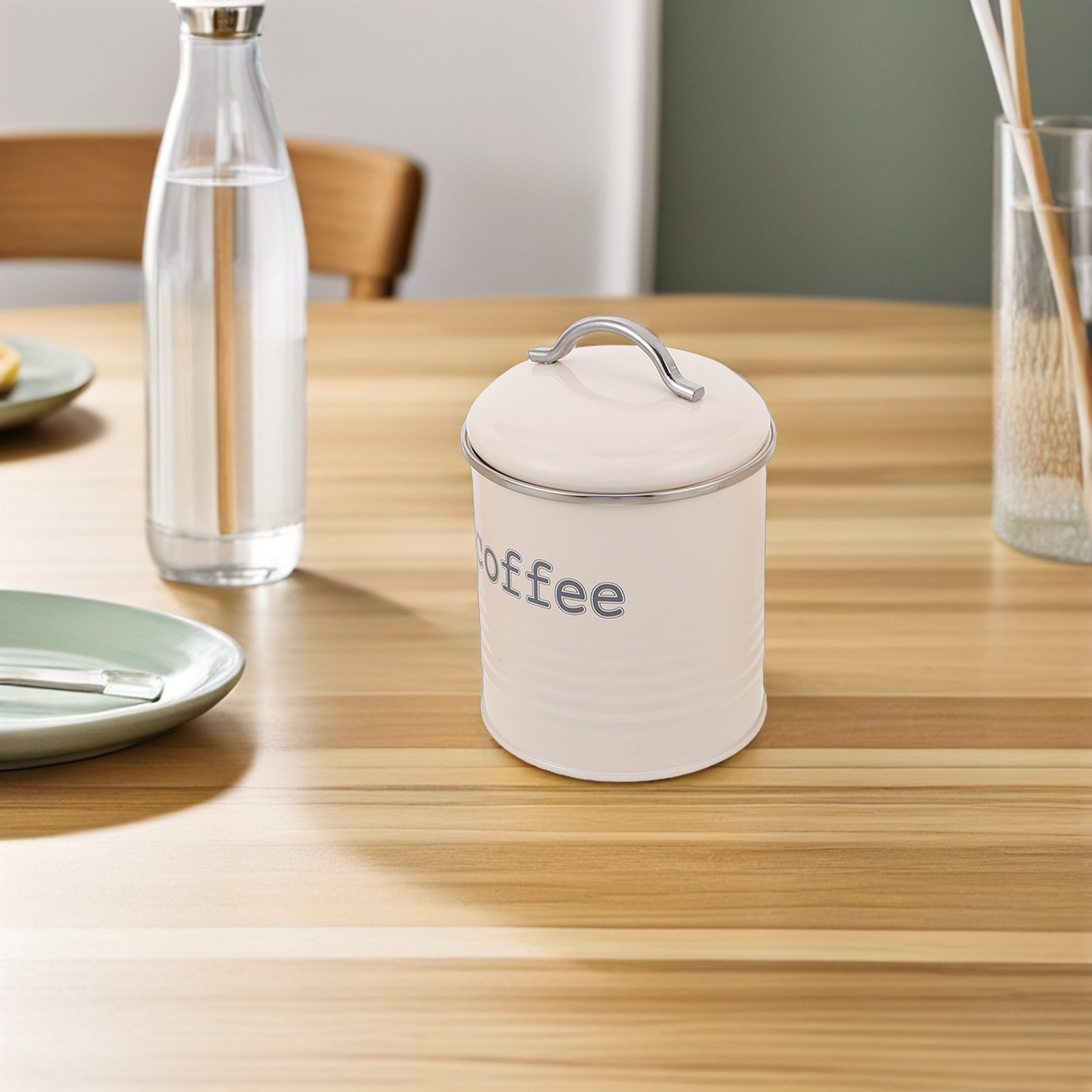 3個セット 密閉コーヒー豆容器セット 気密茶葉砂糖キャニスタ - Coffee Tea Jars のレビューと価格