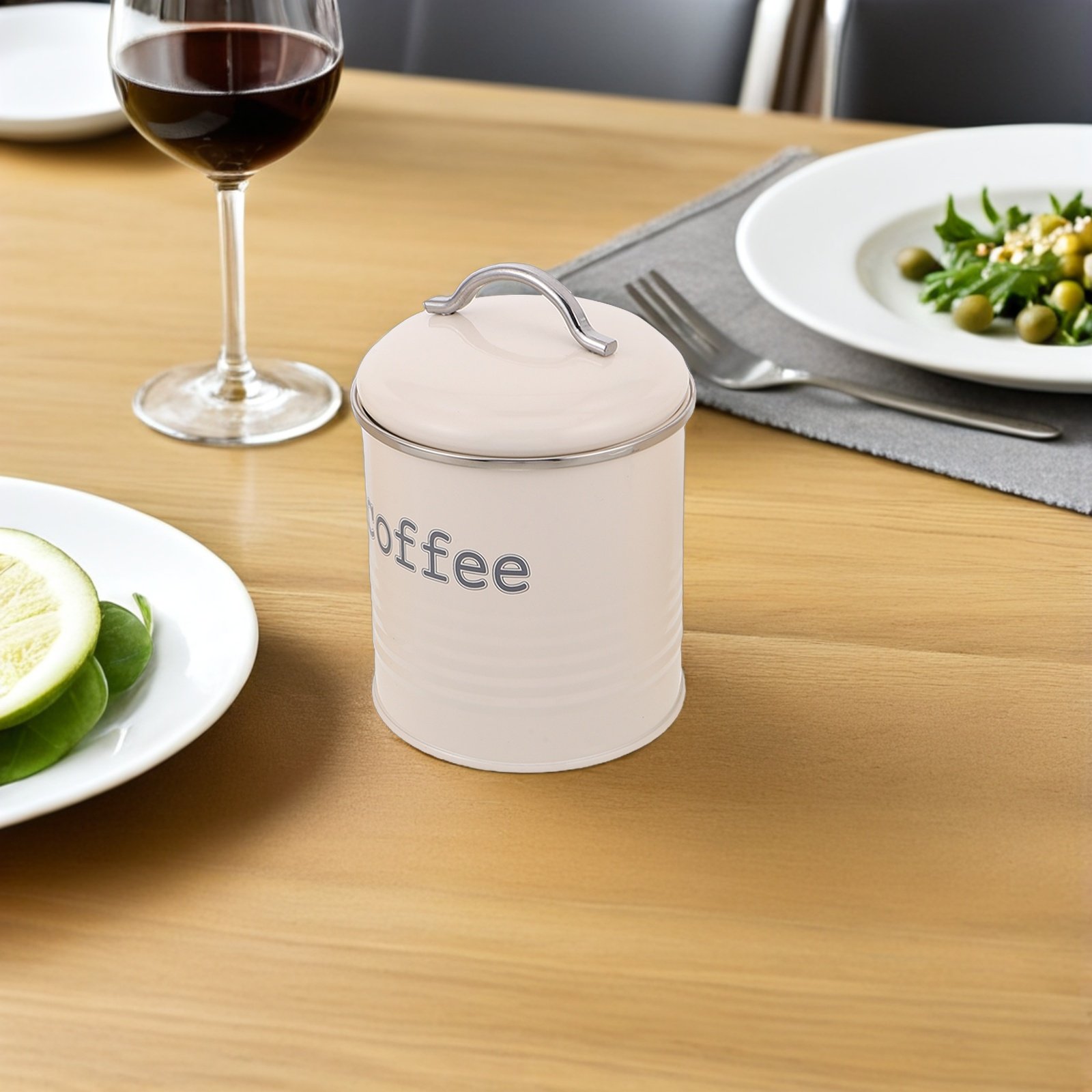 3個セット 密閉コーヒー豆容器セット 気密茶葉砂糖キャニスタ - Coffee Tea Jars のレビューと価格