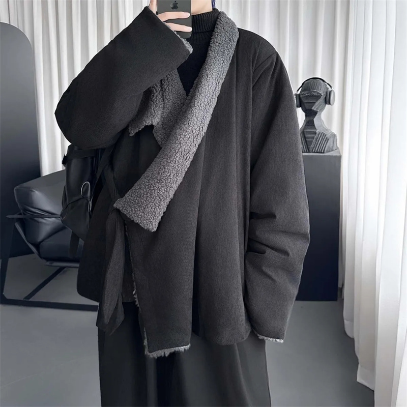 冬用厚手綿服 メンズ トレンド レトロ 中華風服 道教ローブ - Coffee Plus Tea のレビューと価格