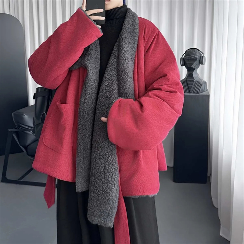 冬用厚手綿服 メンズ トレンド レトロ 中華風服 道教ローブ - Coffee Plus Tea のレビューと価格